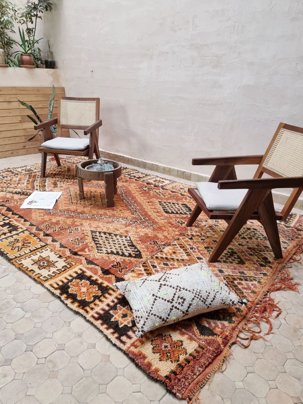 Moroccan Vintage Boujaad Rug 325x210cm
