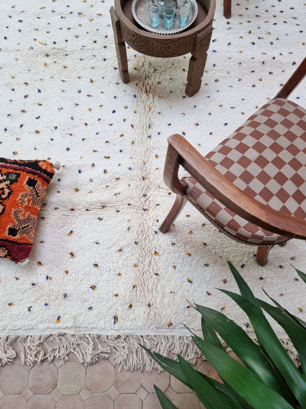 Moroccan Dotted Rug 250x185cm