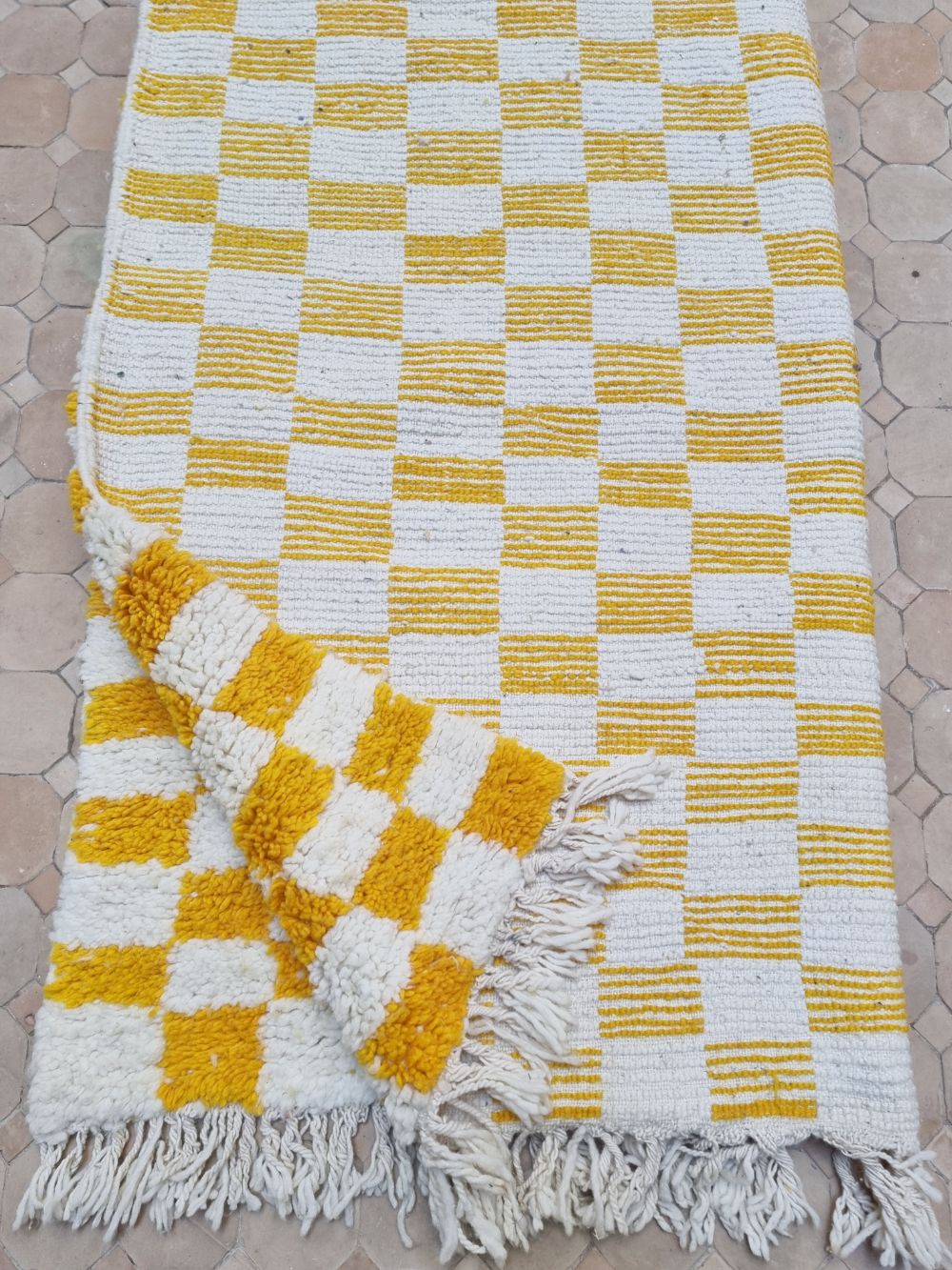 Moroccan Checkered Rug 240x150cm