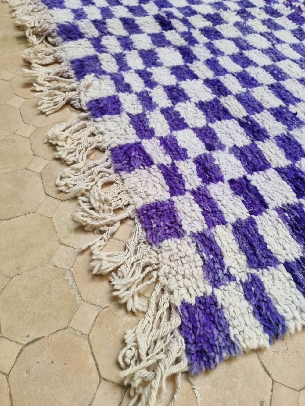 Marokkolainen ruudullinen matto 250x165cm