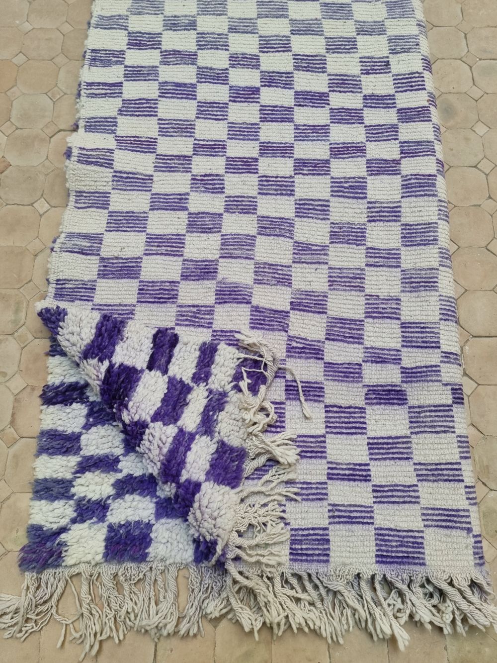 Marokkolainen ruudullinen matto 250x165cm