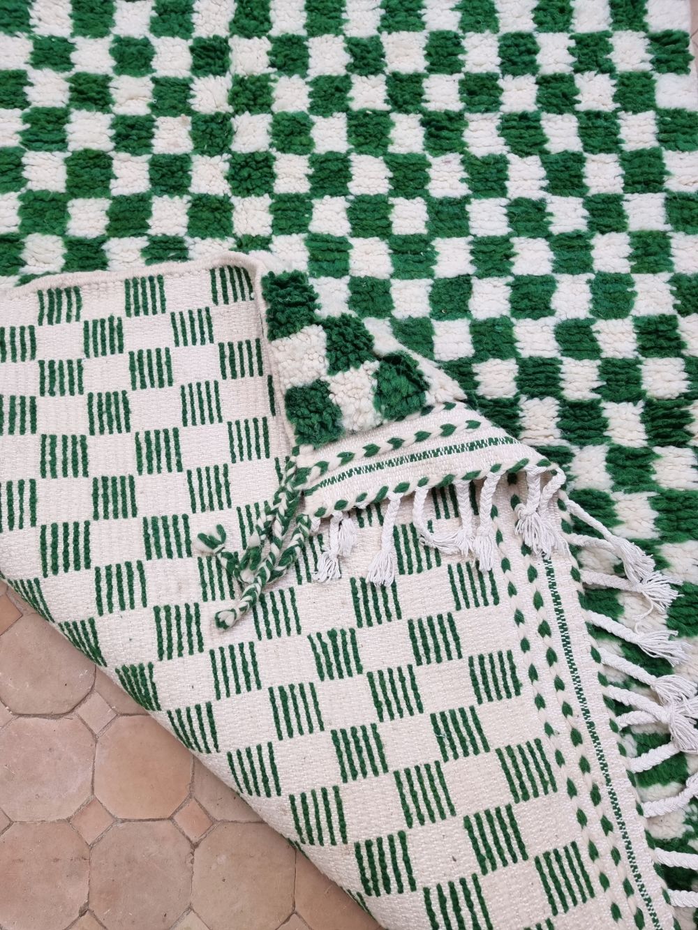 Moroccan Checkered Rug 155x110cm