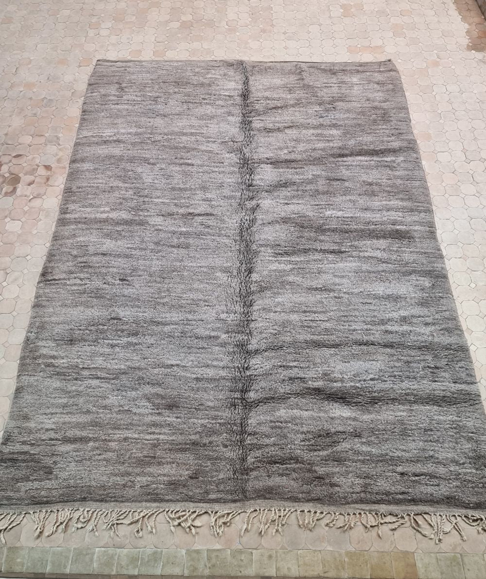 Moroccan Grey Bear Rug 330×240cm