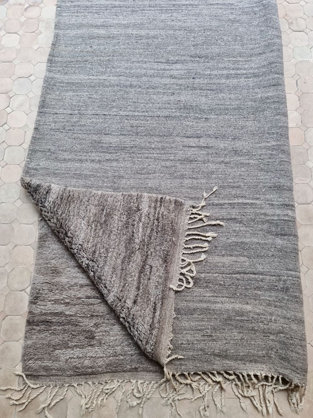 Moroccan Grey Bear Rug 330×240cm