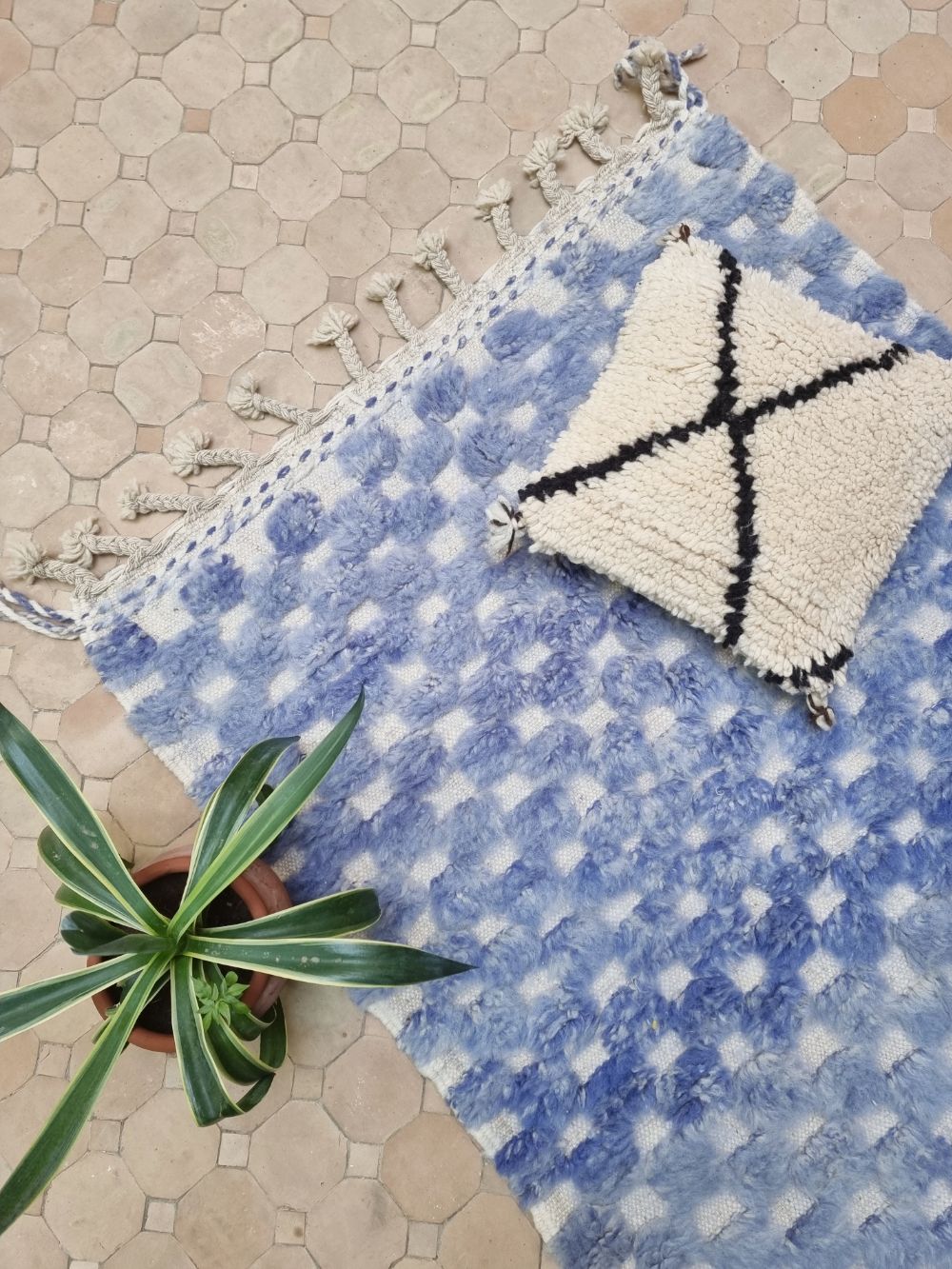 Moroccan Checkered Rug 150x100cm