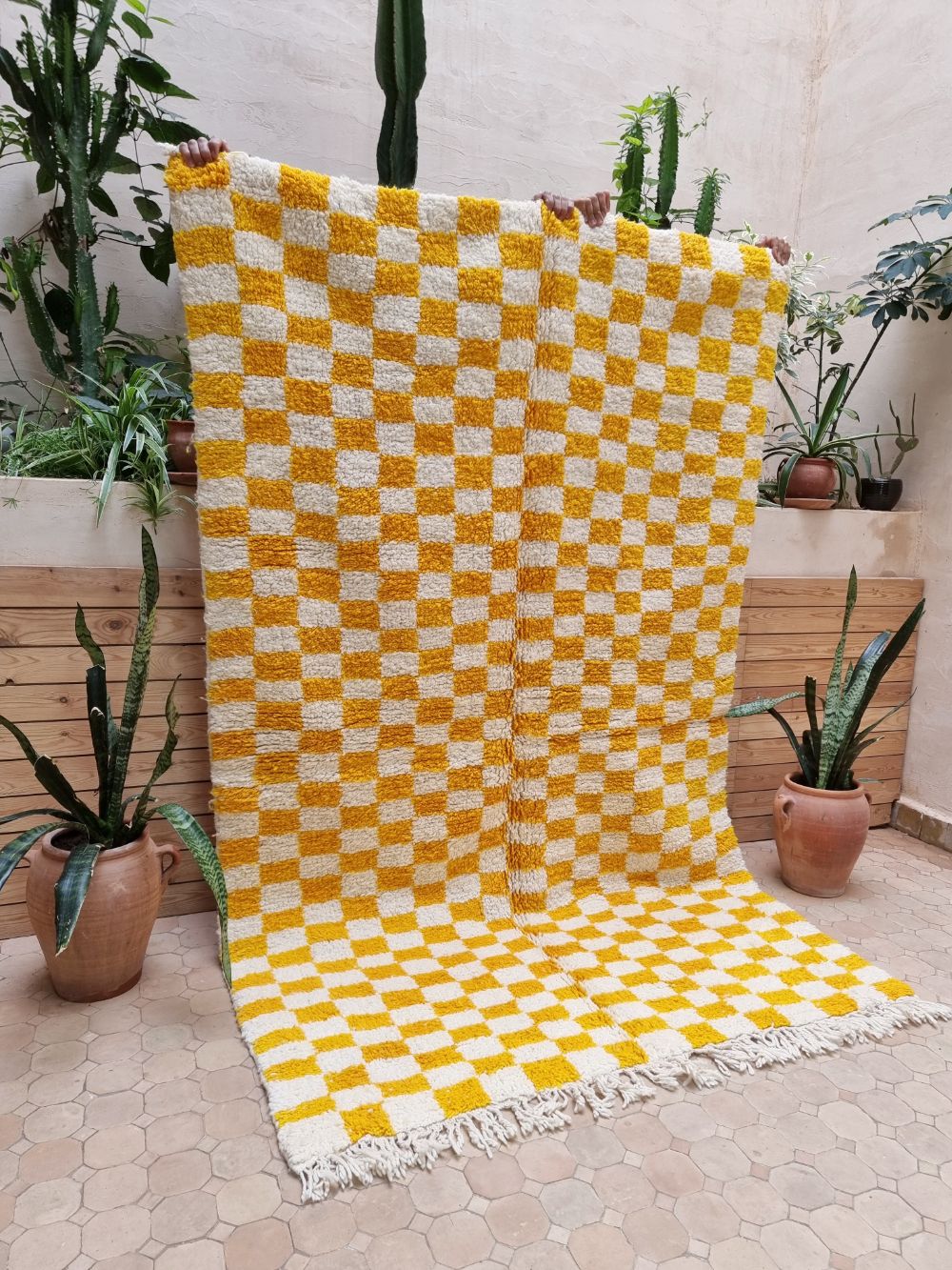 Moroccan Checkered Rug 240x150cm