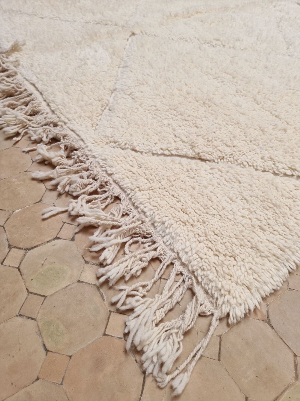 Moroccan Rug Cream 295x200cm