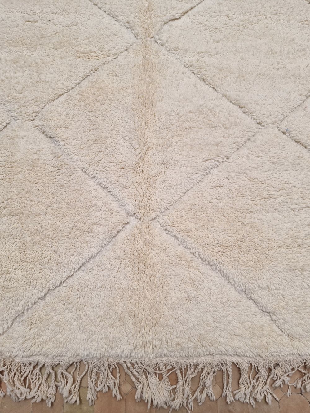 Moroccan Rug Cream 295x200cm