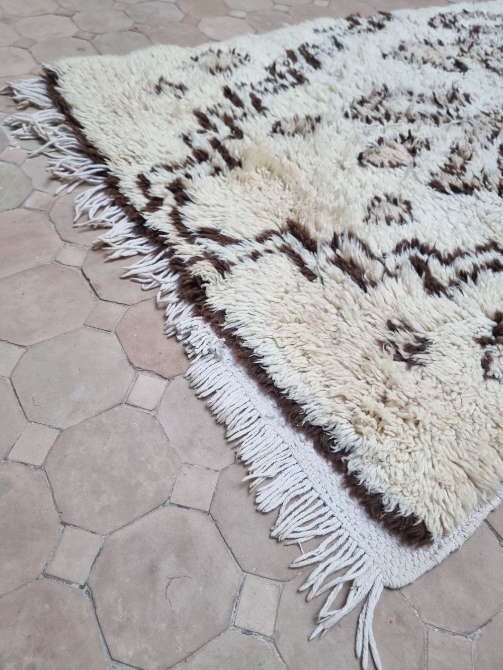 Marokkolainen vintage Azilal-matto 205x75cm
