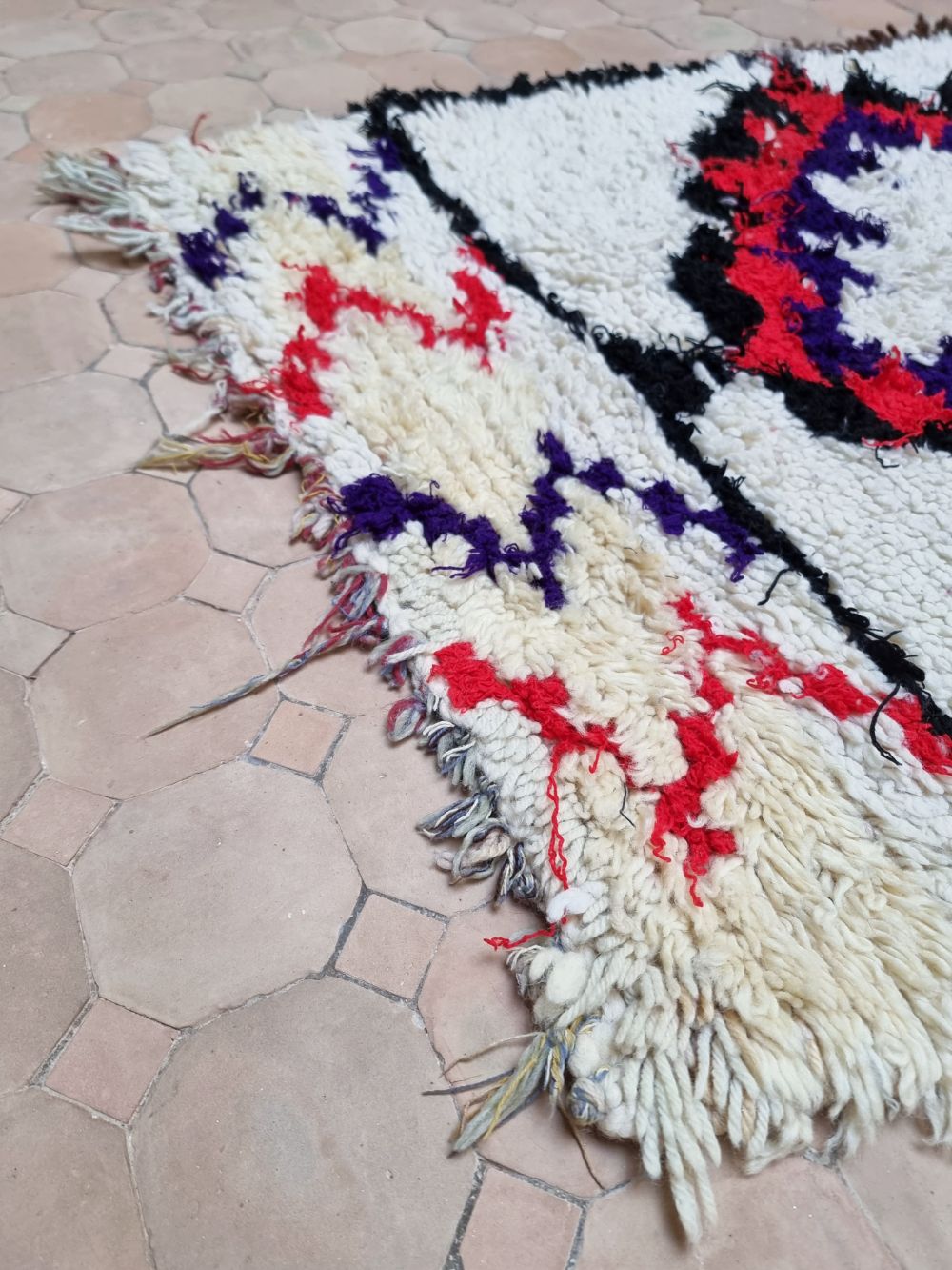 Moroccan Vintage Azilal Rug 185x75cm