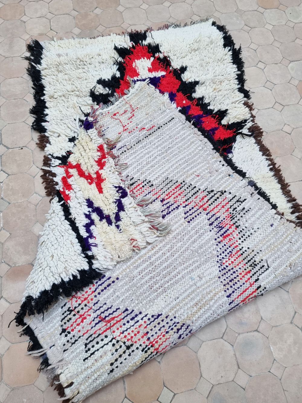 Moroccan Vintage Azilal Rug 185x75cm