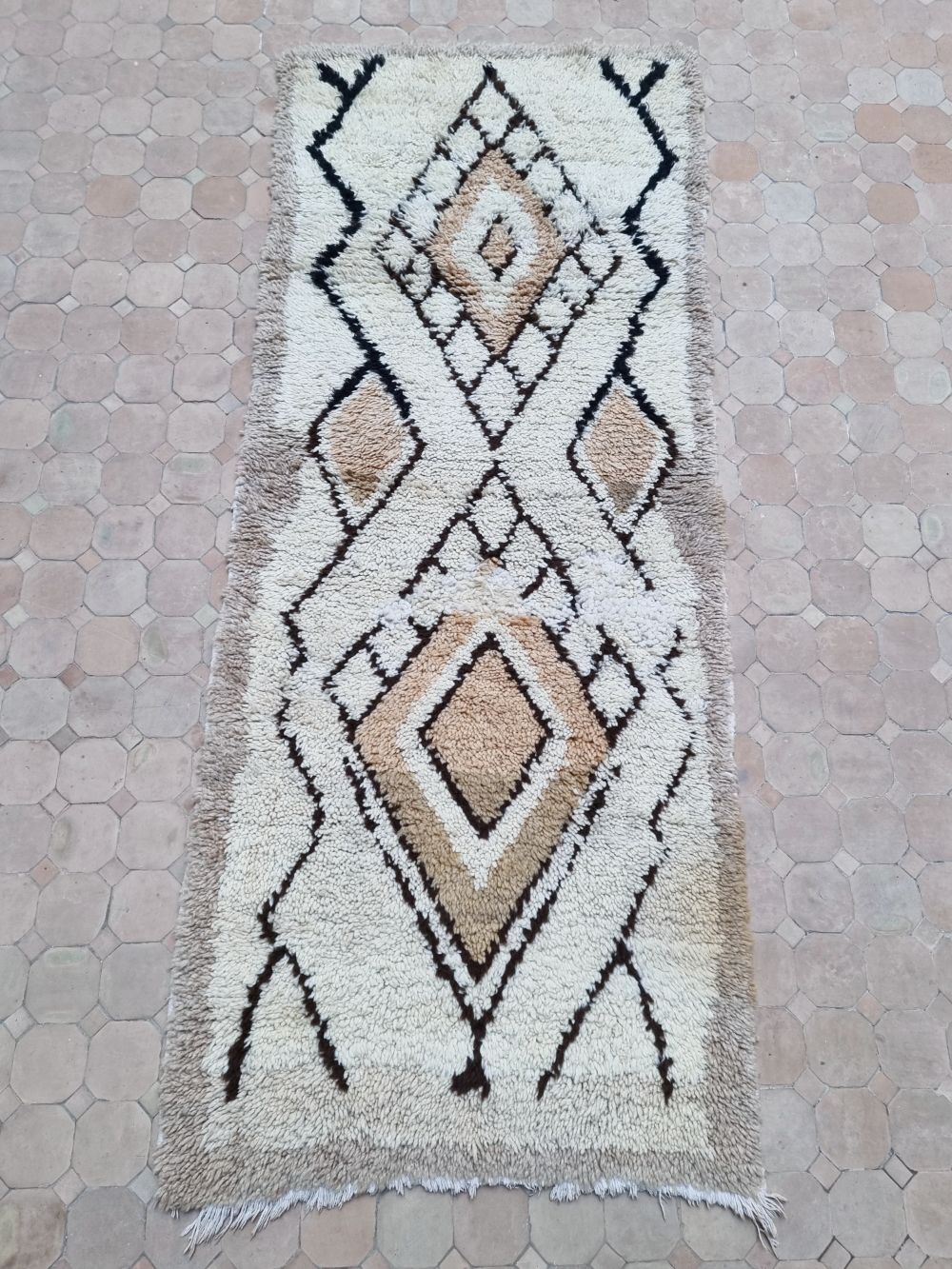 Moroccan Vintage Azilal Rug 200x80cm