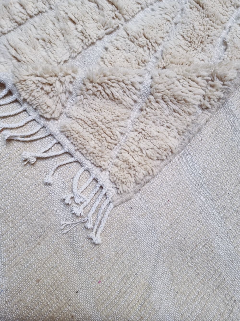 Moroccan Rug Cream 375x300cm