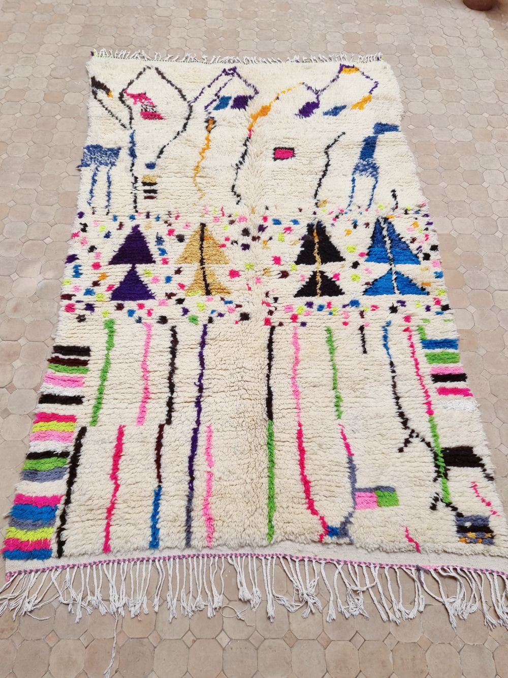 Marokkolainen Azilal-matto 260x160cm