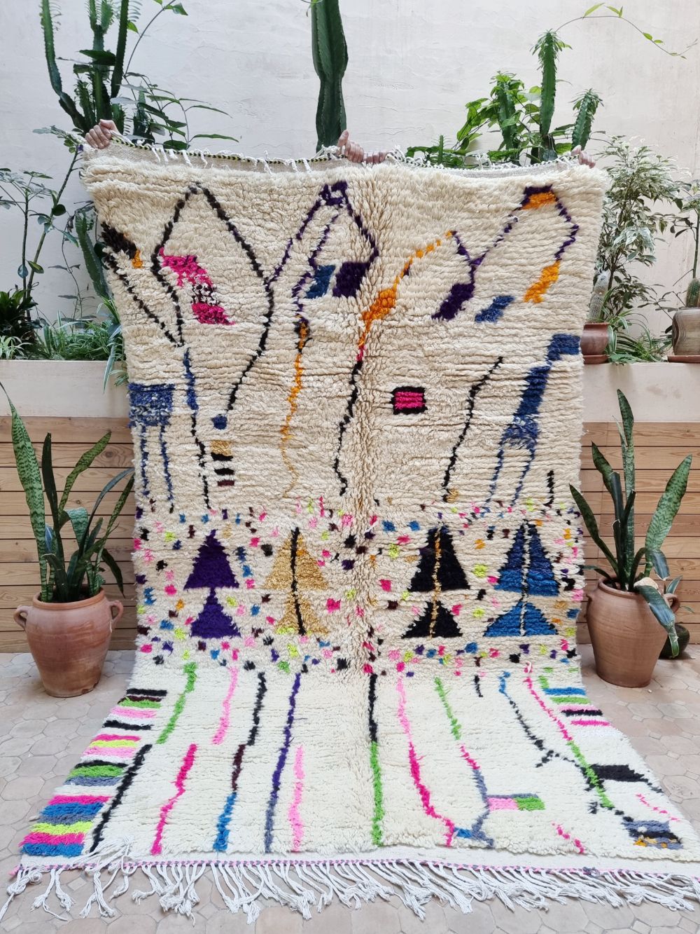 Marokkolainen Azilal-matto 260x160cm