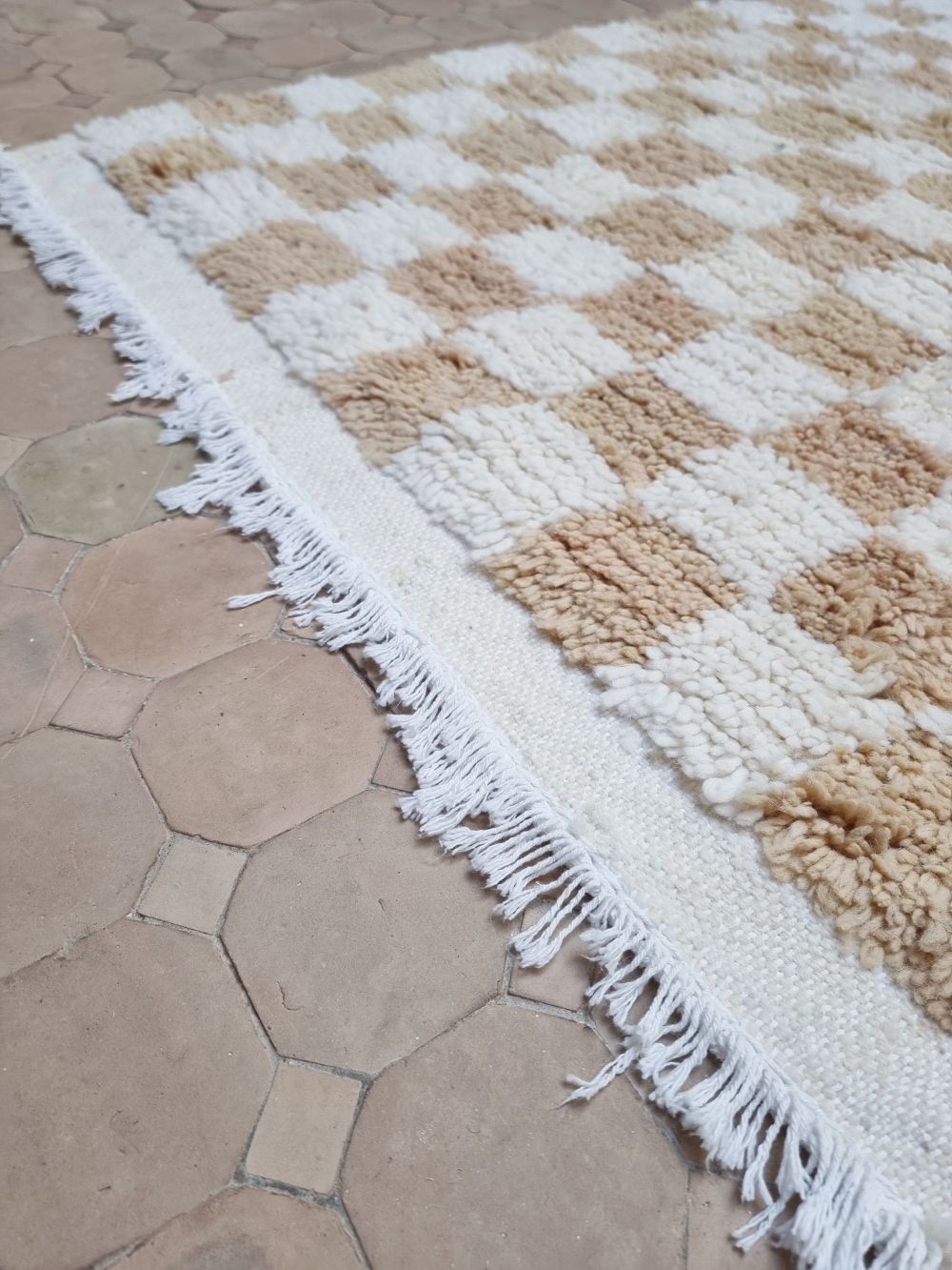 Moroccan Checkered Rug 145x95cm