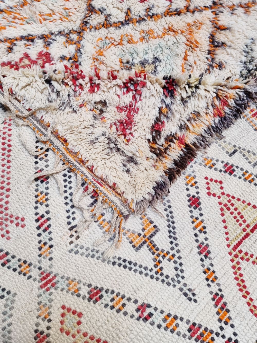 Moroccan Vintage Beni Ouarain Rug 1967 335x210cm