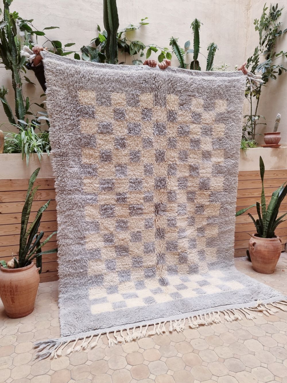 Mittatilaus haluamassasi koossa: ruudullinen-matto