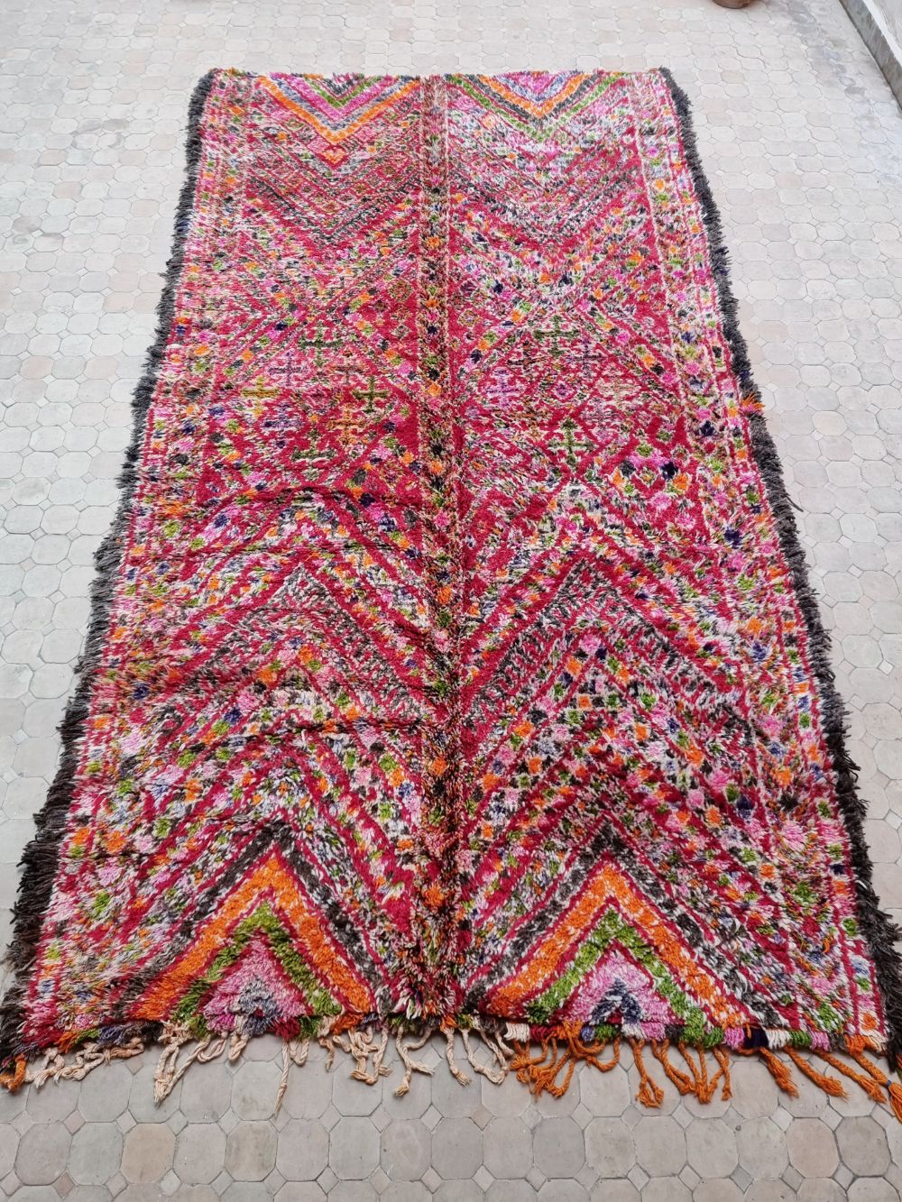 Moroccan Vintage Beni M'Guild Rug 350x185cm