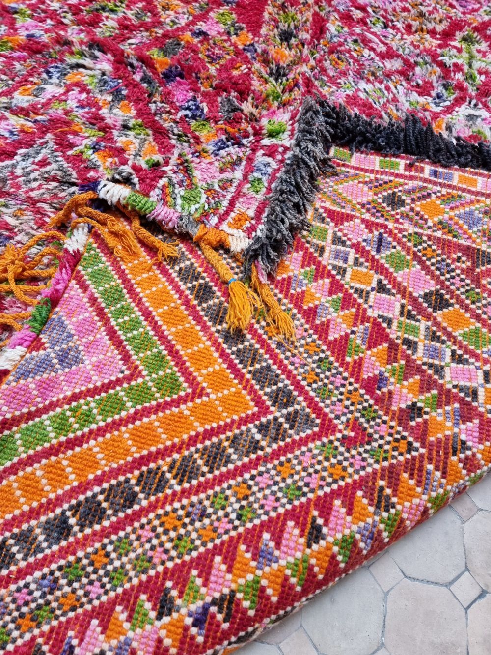 Moroccan Vintage Beni M'Guild Rug 350x185cm