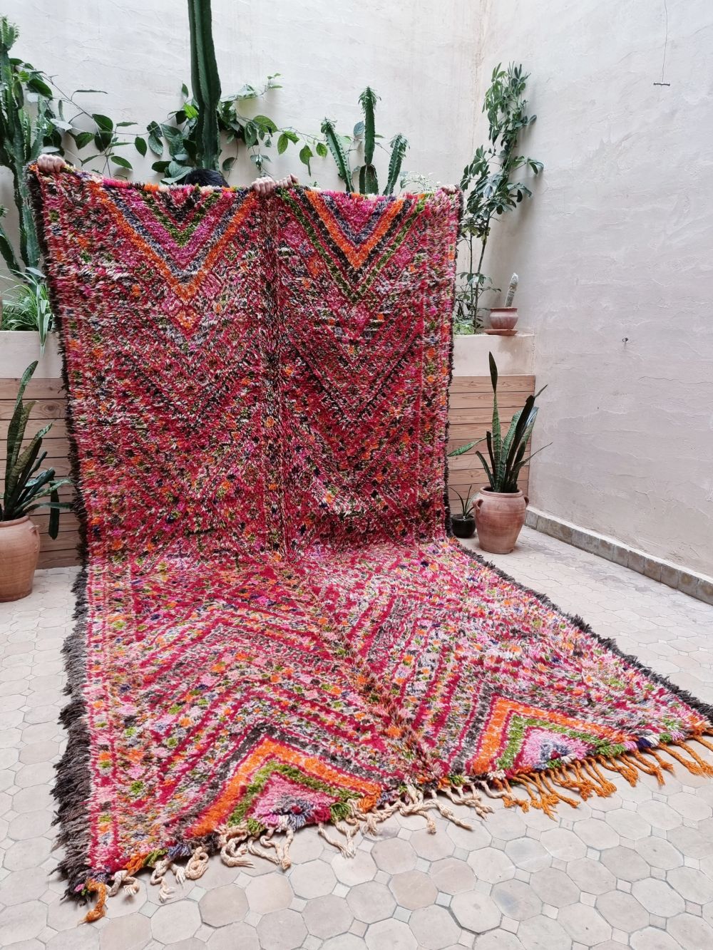 Moroccan Vintage Beni M'Guild Rug 350x185cm