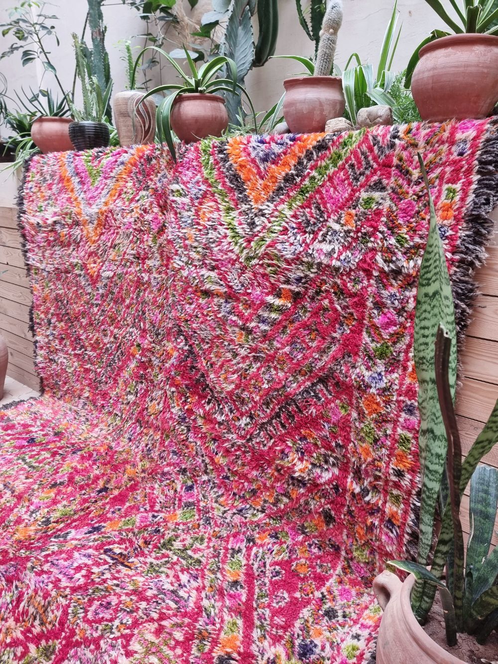 Moroccan Vintage Beni M'Guild Rug 350x185cm