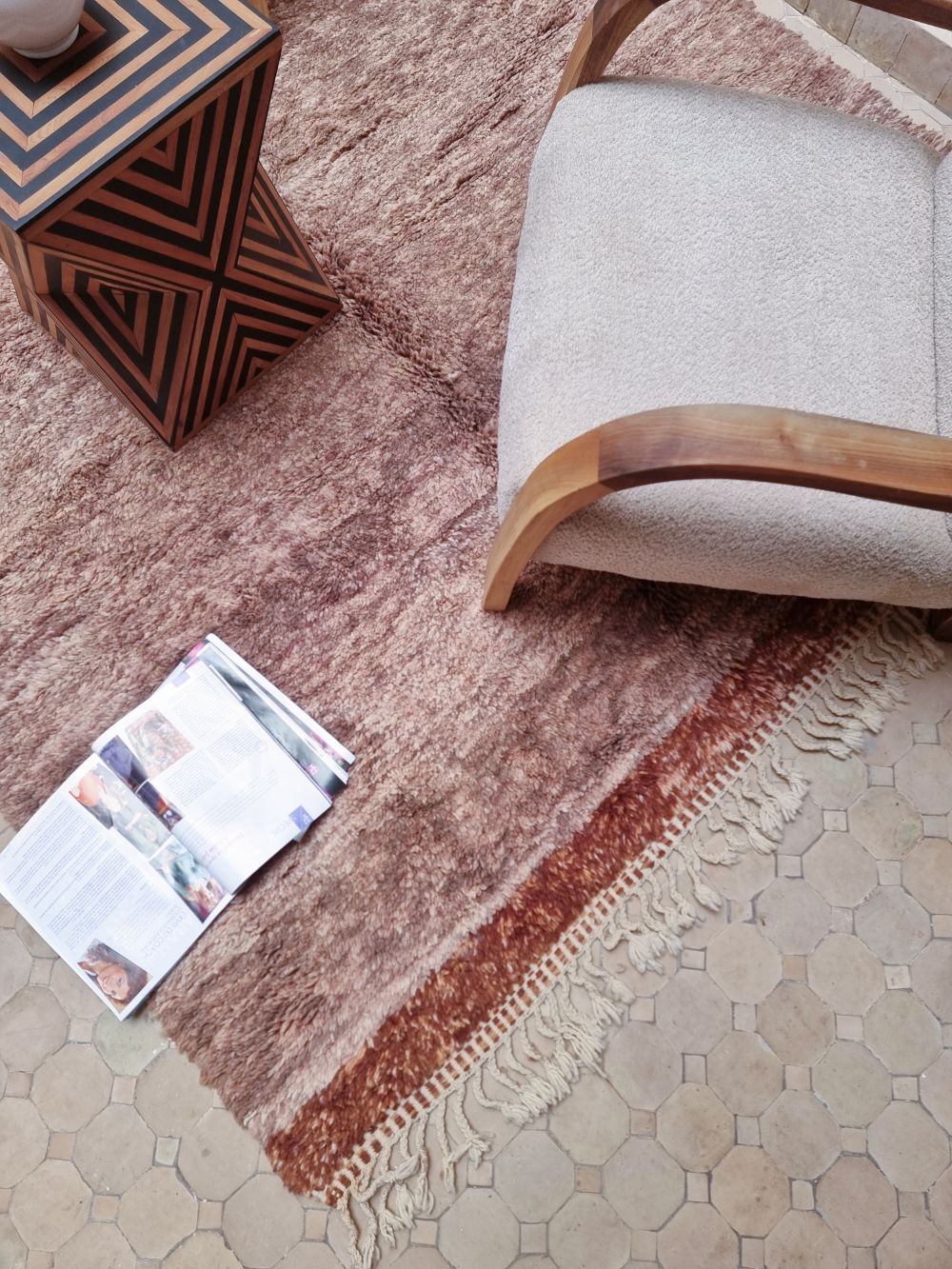 Marokkolainen Harmaakarhu matto 240x190cm