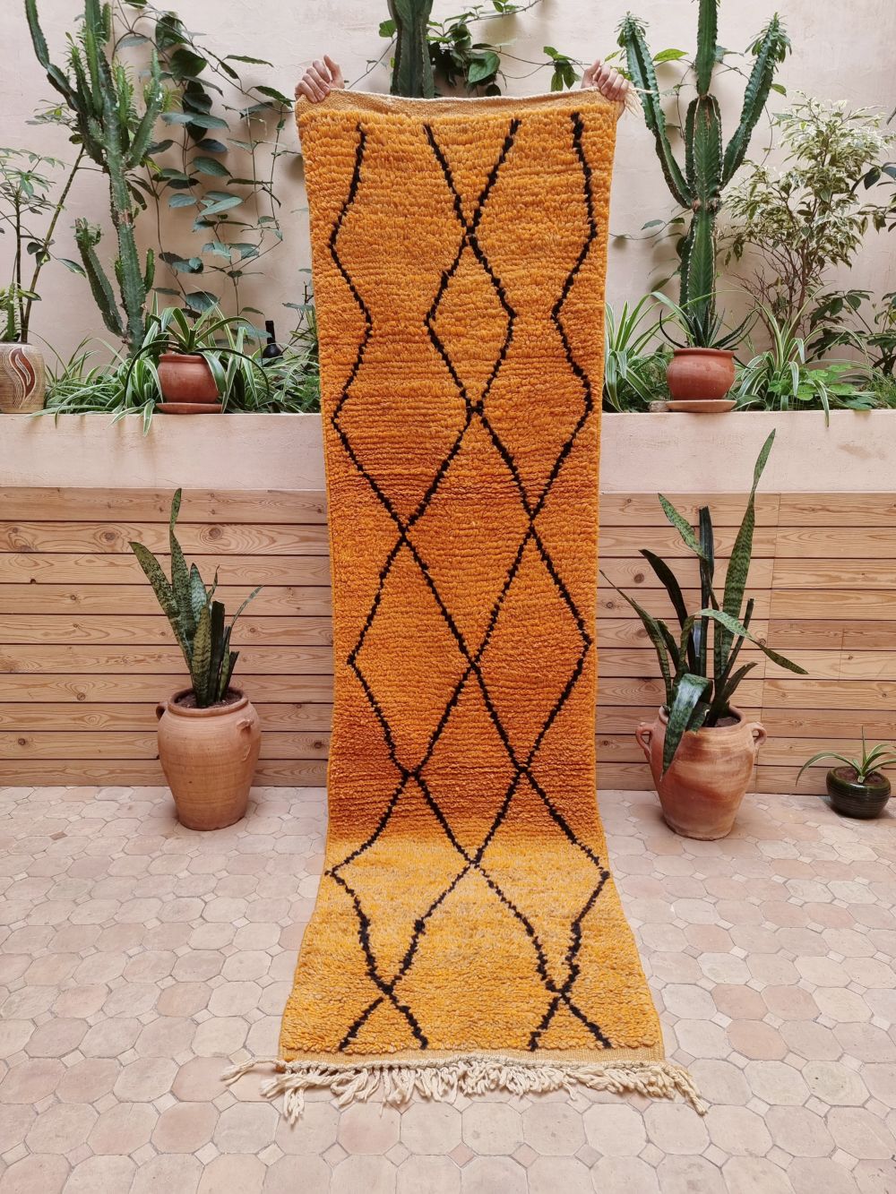 Moroccan Boujaad Runner 255x70cm