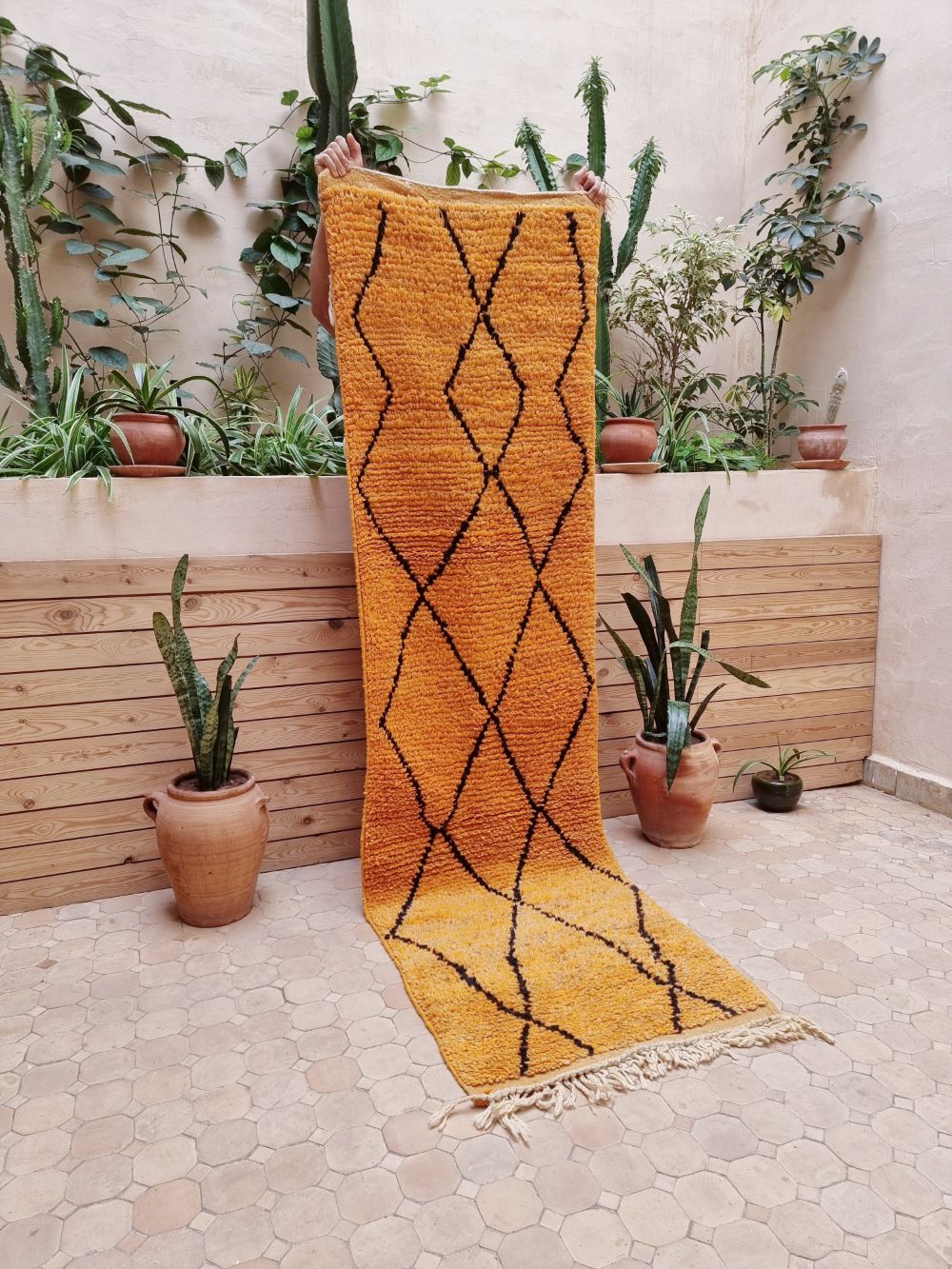 Marokkolainen käytävämatto Boujaad 255x70cm