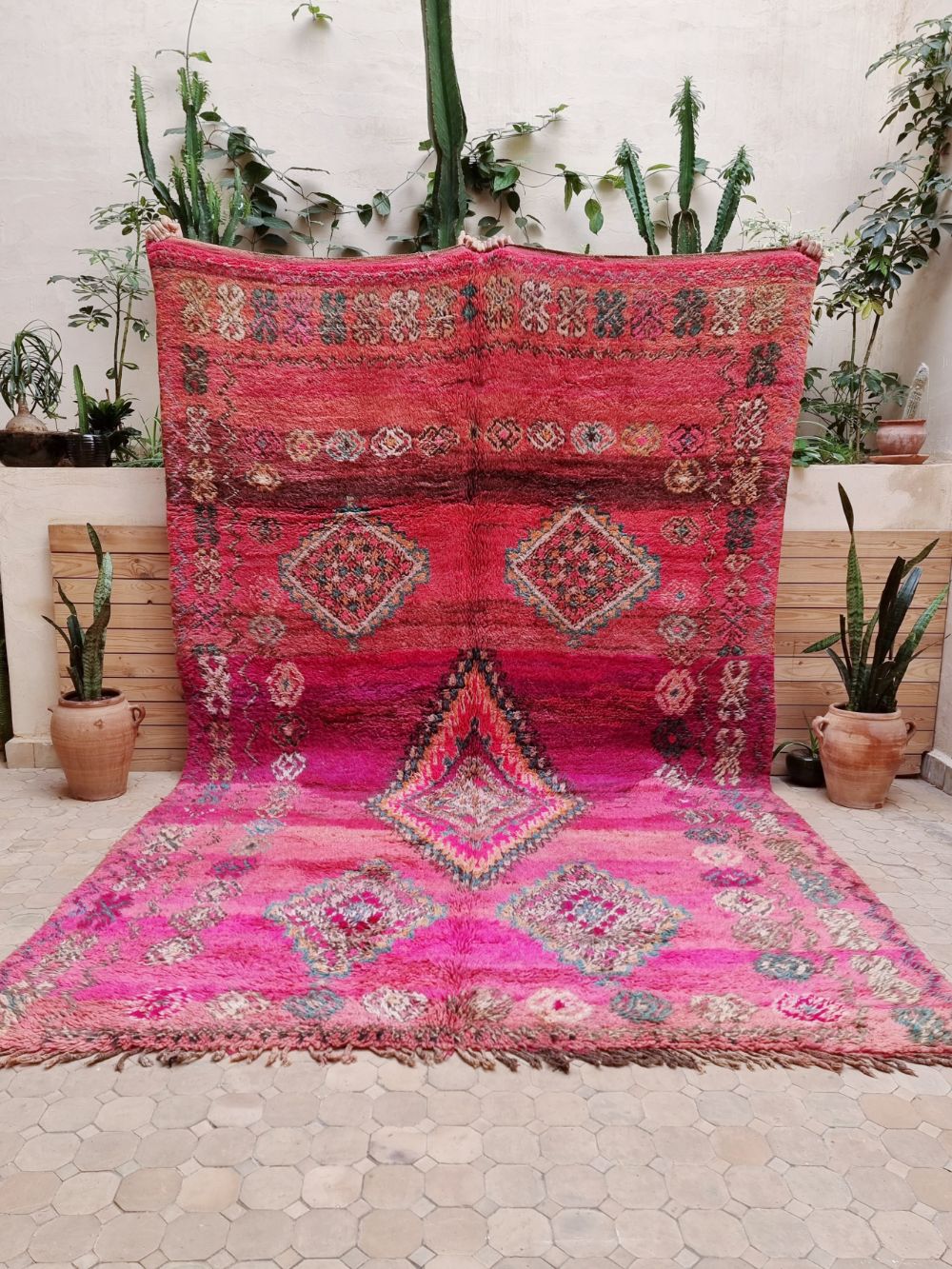 Moroccan Vintage Boujaad Rug 335x210cm