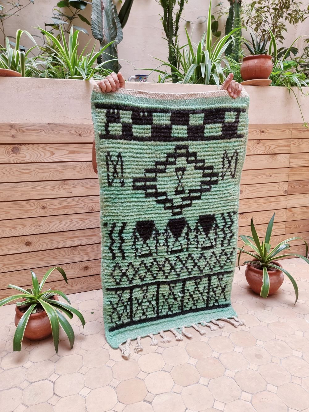 Moroccan Boujaad Rug 100x65cm