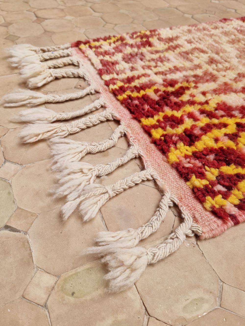 Reserved Teija : Moroccan Boujaad Rug 100x60cm