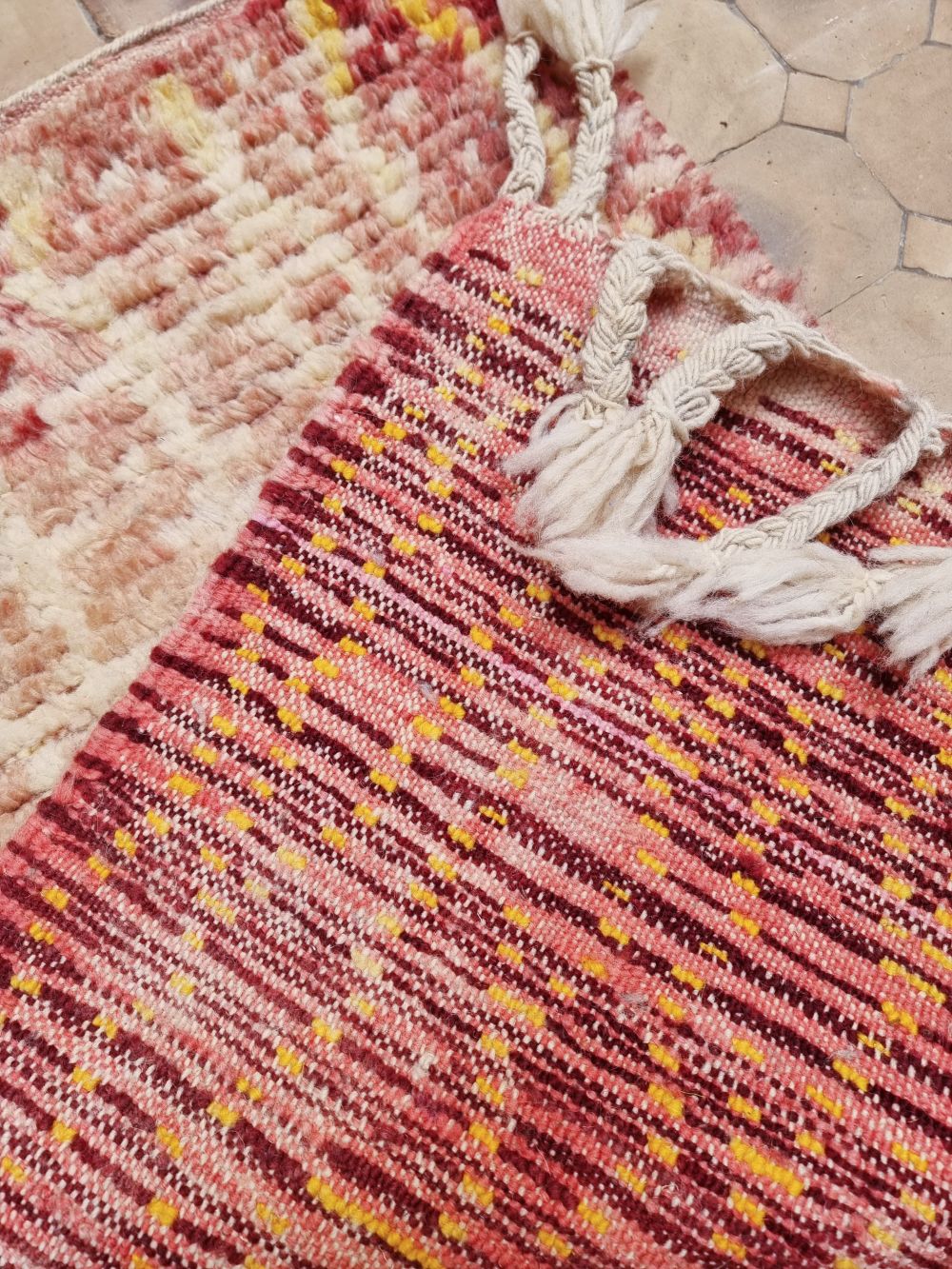 Reserved Teija : Moroccan Boujaad Rug 100x60cm