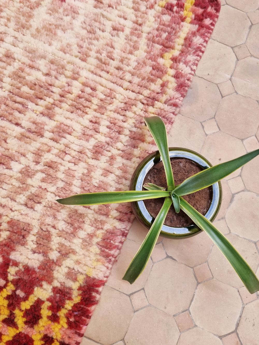 Reserved Teija : Moroccan Boujaad Rug 100x60cm