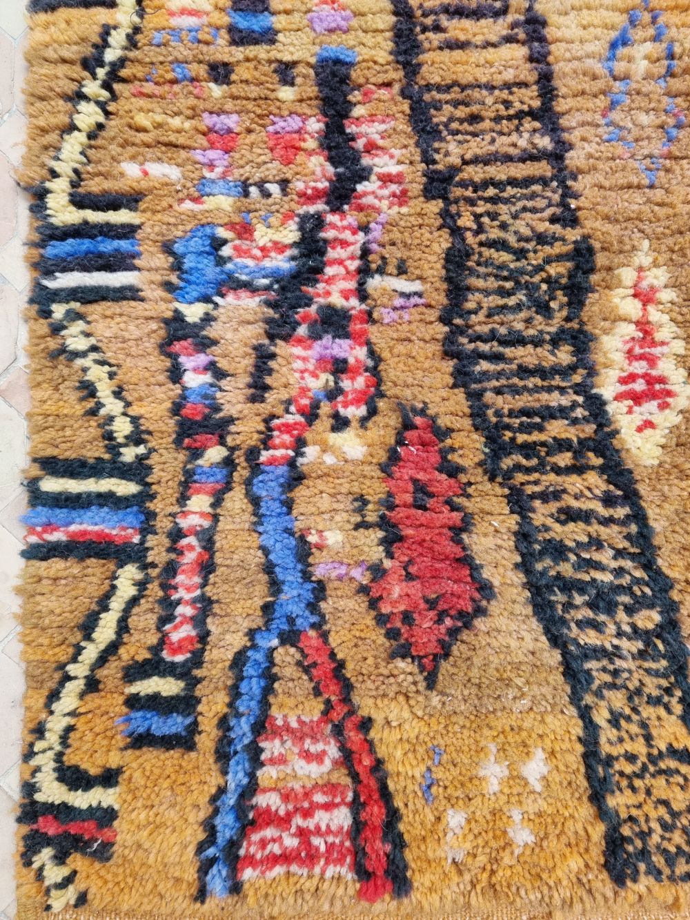 Marokkolainen Boujaad-matto 105x60cm
