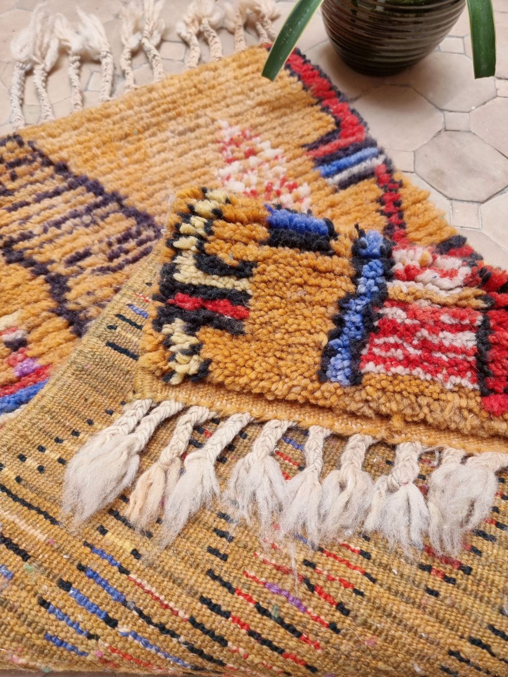Marokkolainen Boujaad-matto 105x60cm