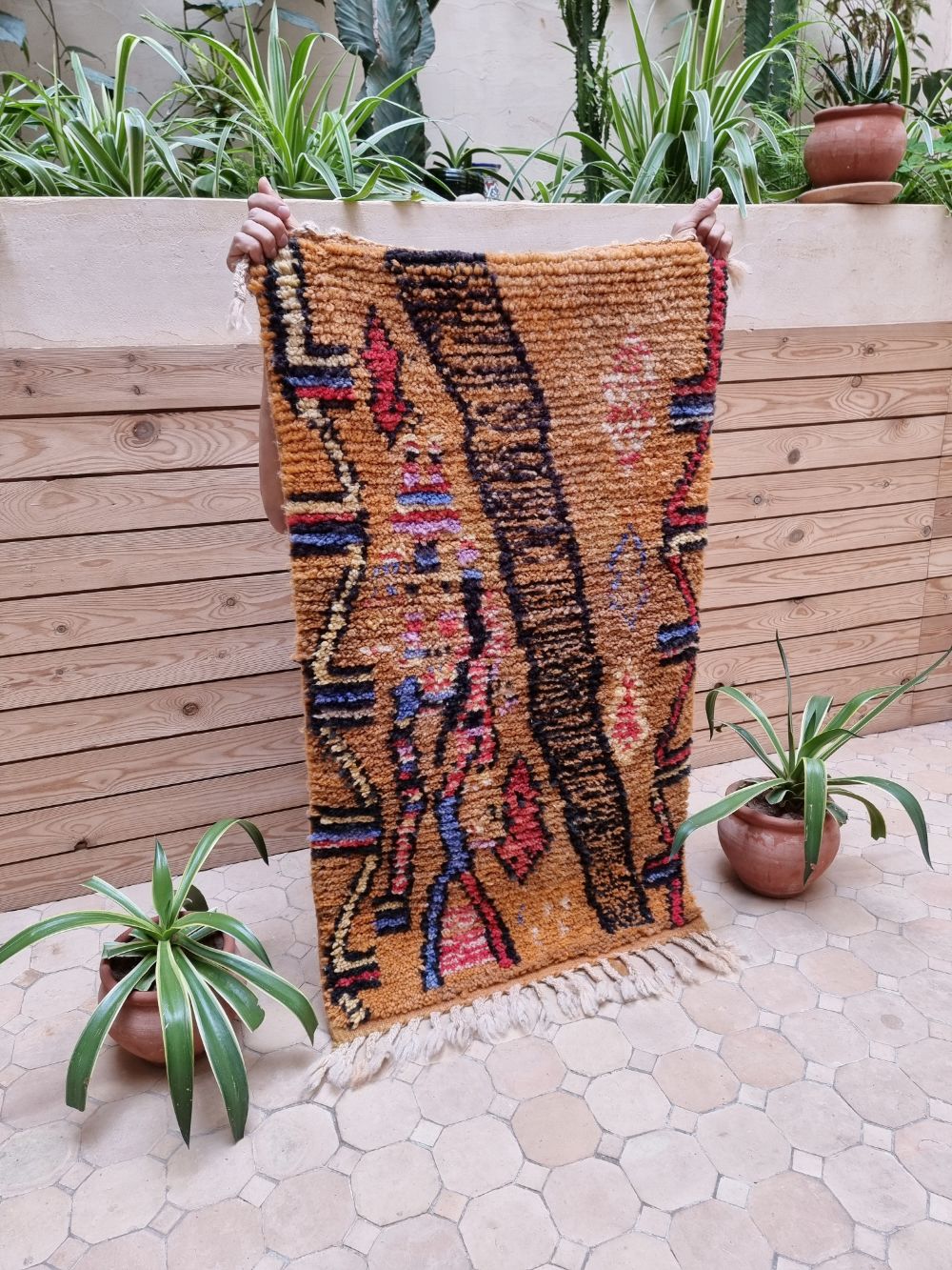 Marokkolainen Boujaad-matto 105x60cm