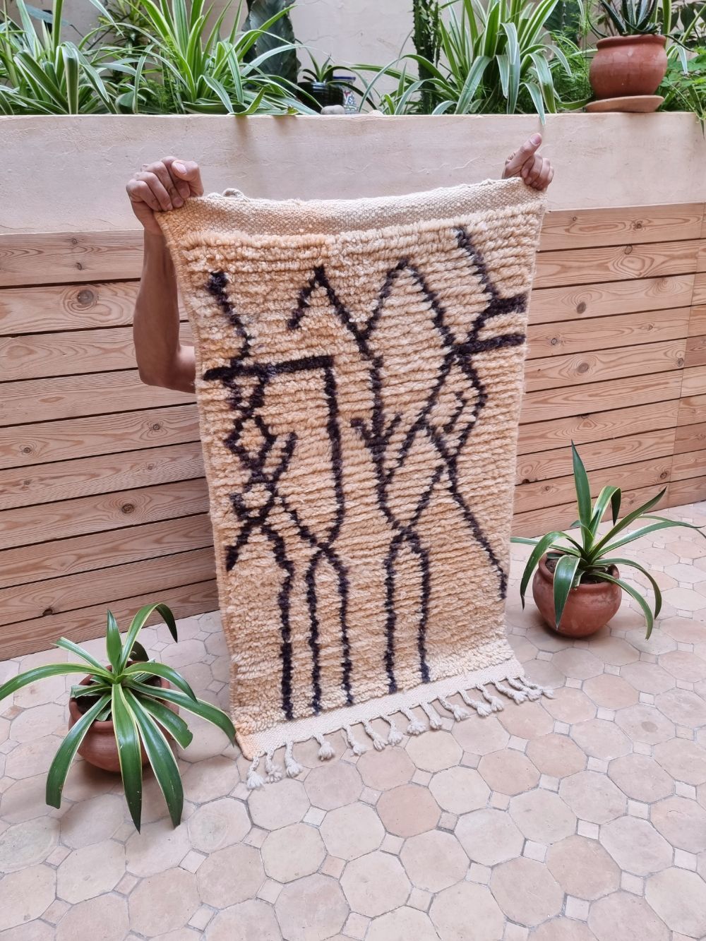 Moroccan Boujaad Rug 100x60cm