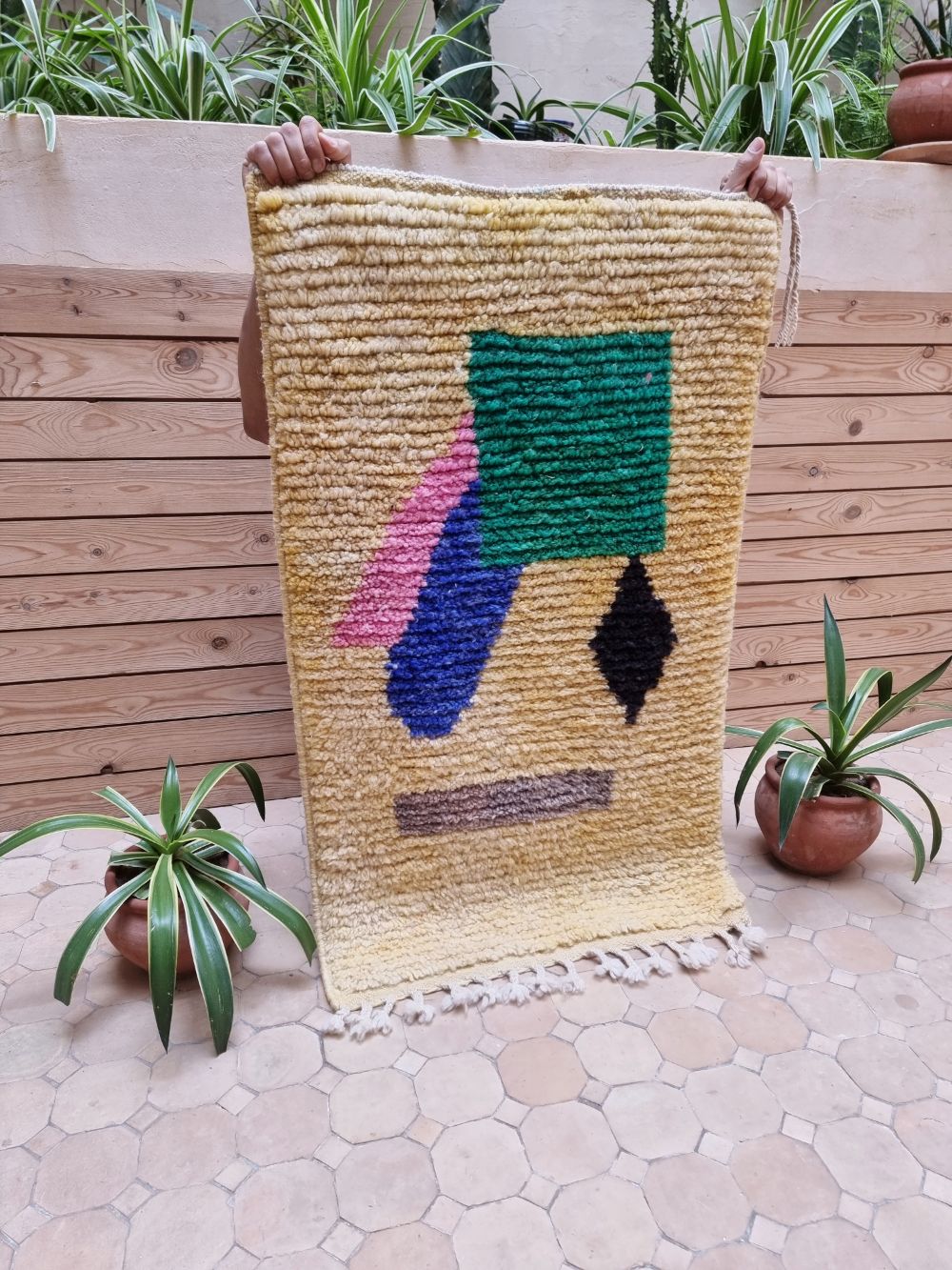 Moroccan Boujaad Rug 105x65cm