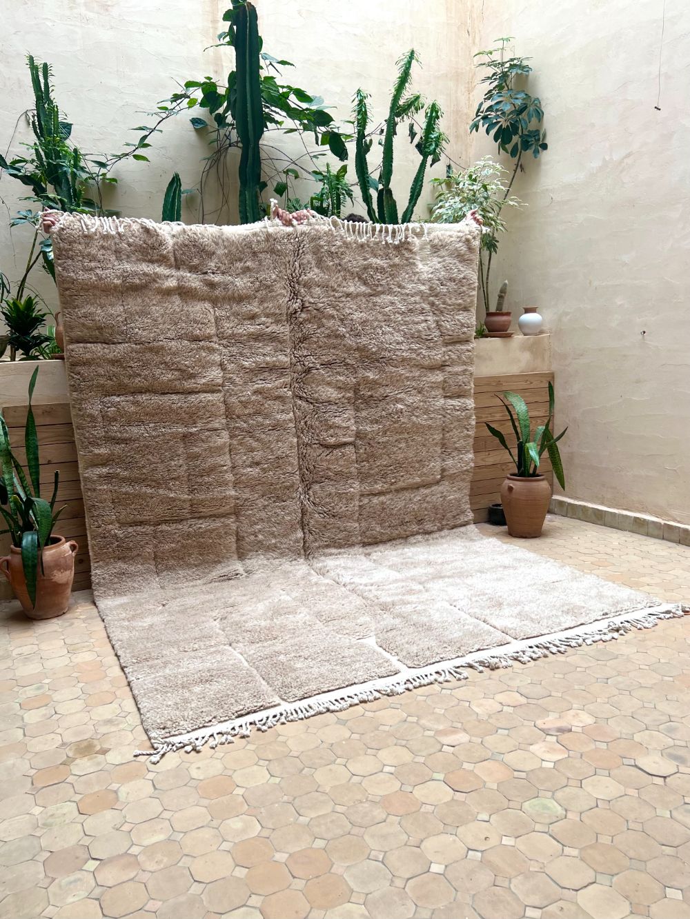 Moroccan Grey Bear Rug 305x210cm