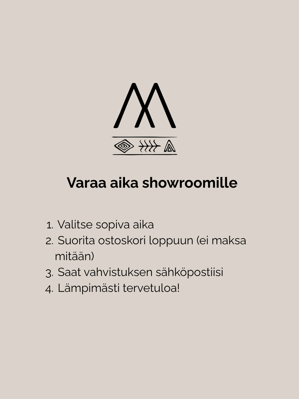 Appointment showroom