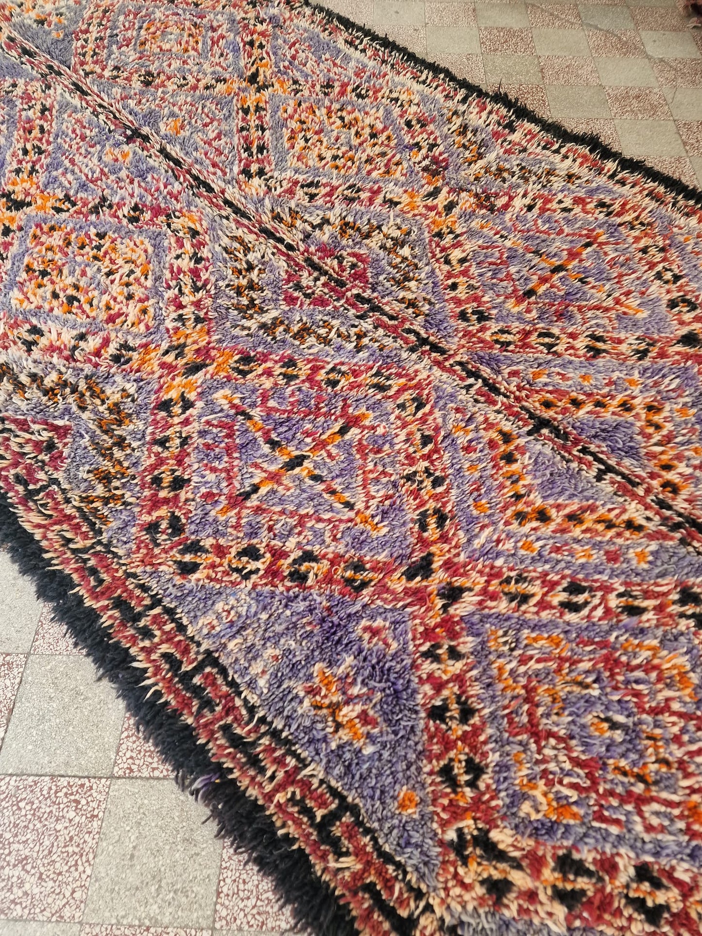 Moroccan Vintage Beni M'Guild Rug 380x200cm