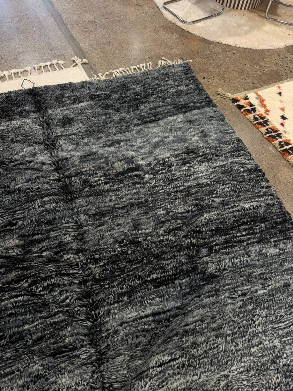 Order by Size: Moroccan Graphite Bear Rug