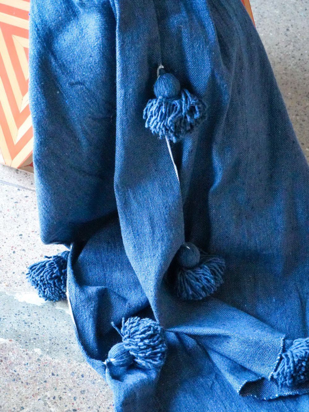 Marokkolainen puuvillainen peite 145x120cm