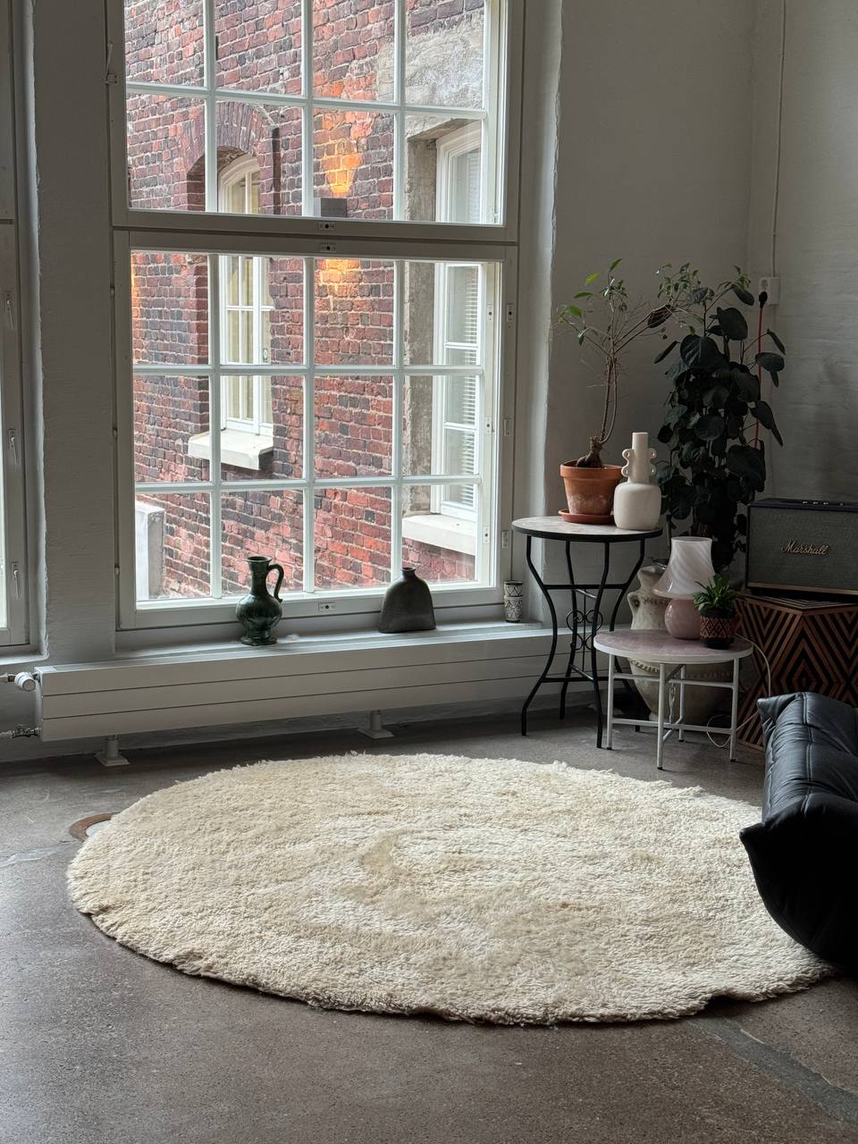 Moroccan Mrirt Round Rug 205cm