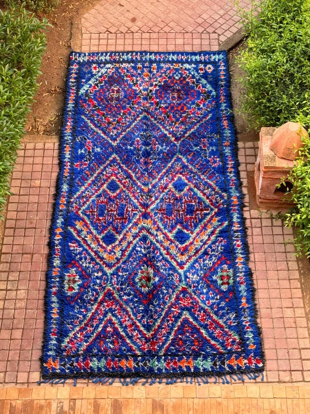 Moroccan Vintage Beni M'Guild Rug 400x185cm