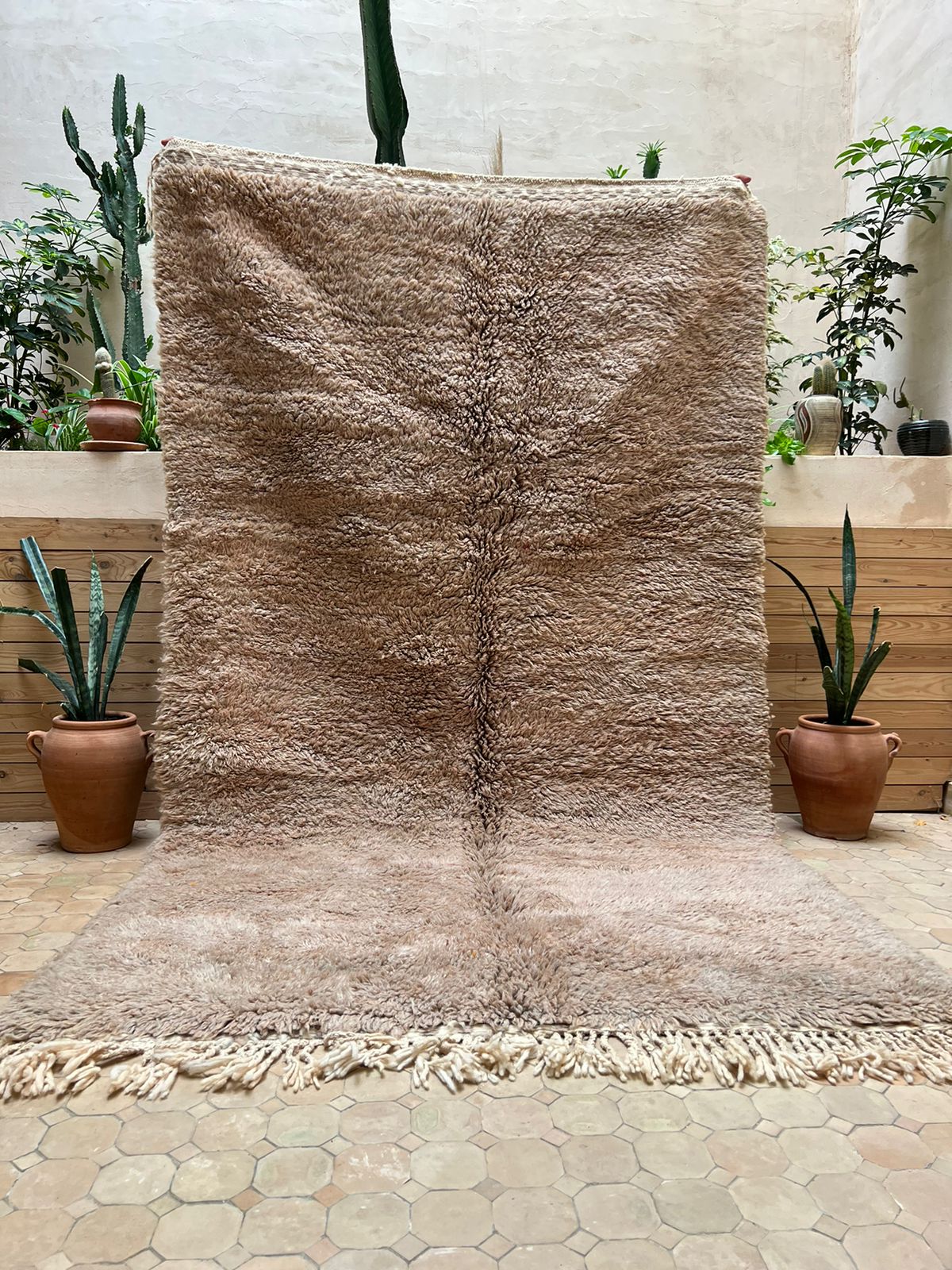 Moroccan Brown Bear Rug 275x160cm