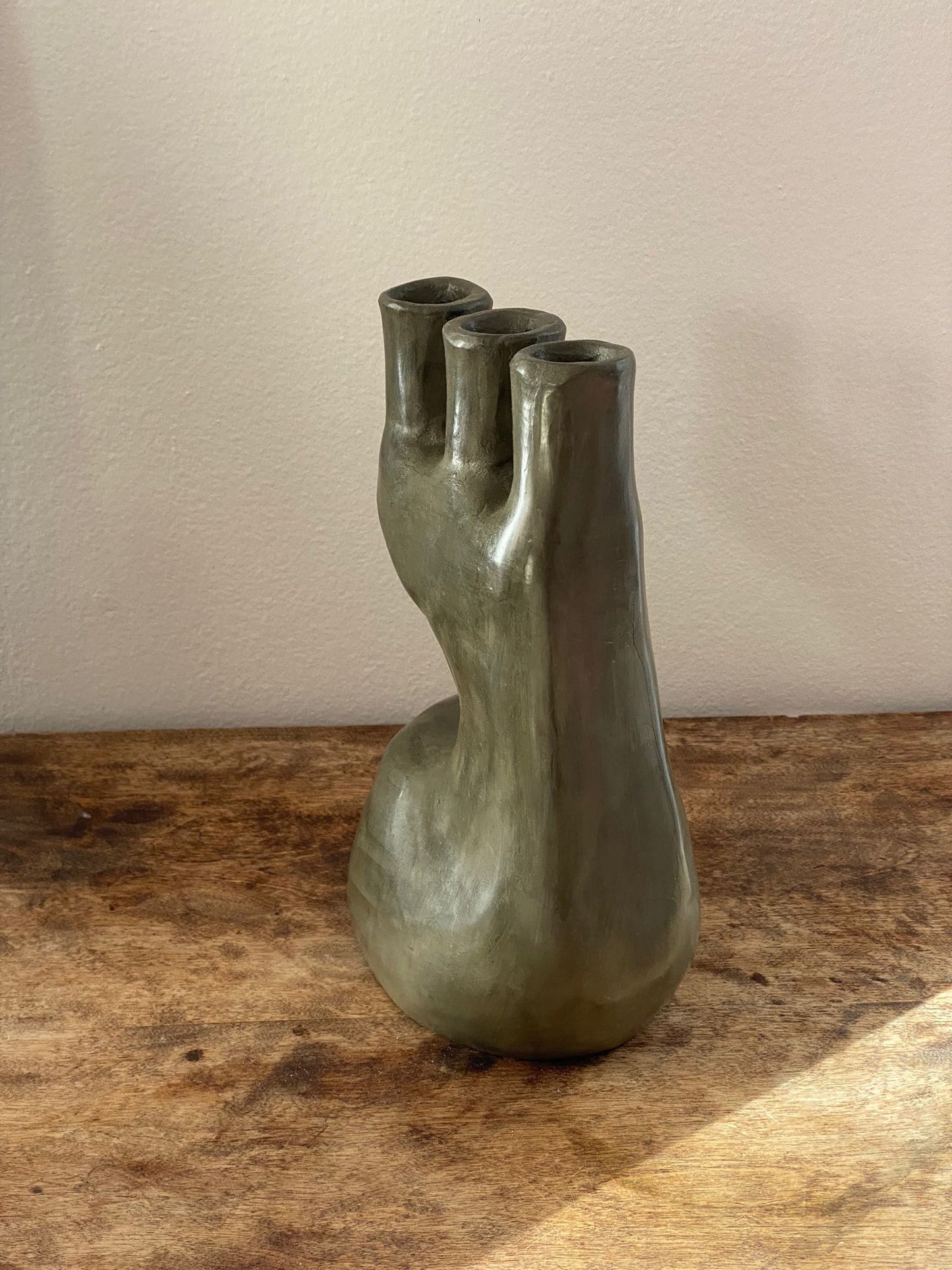 Tadelakt Ceramic Vase