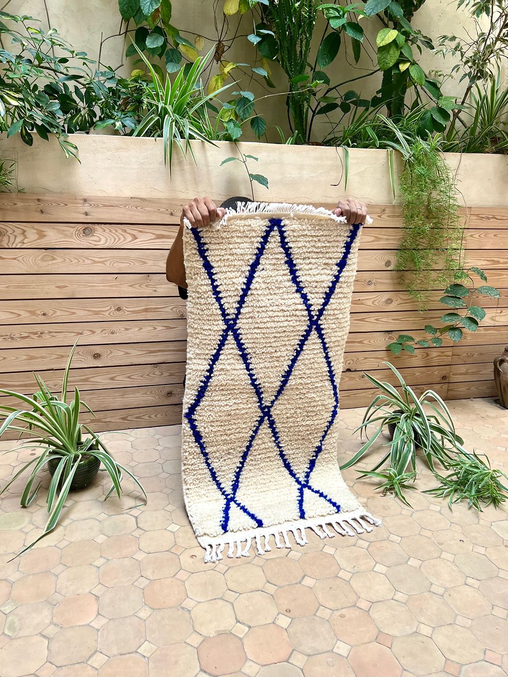 Moroccan Azilal Rug 100x50cm
