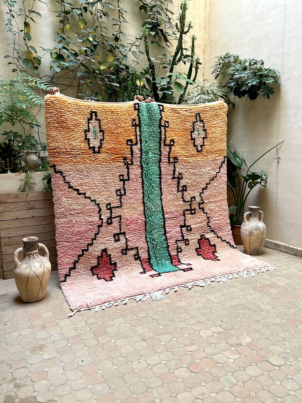 Marokkolainen Boujaad-matto 230x215cm